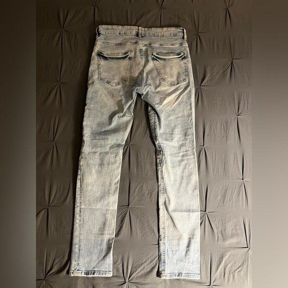 H&M Blue Wash Skinny Fit Coupe Moulante Jeans - Picture 2 of 3